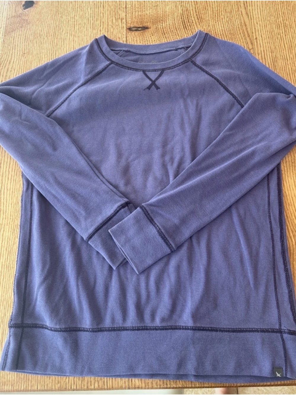 Eddie Bauer Long-Sleeve Crewneck Shirt - Slate Blue